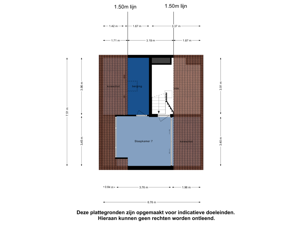 View floorplan of Tweede Verdieping of Sandhil 8