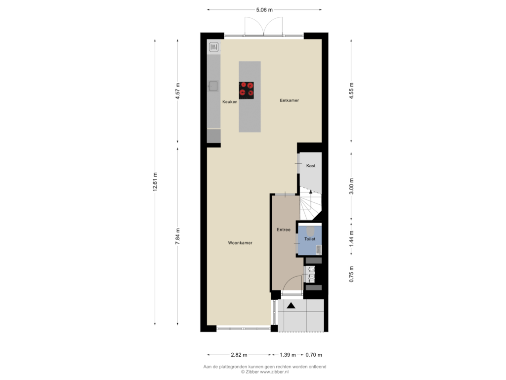 View floorplan of Begane grond of Kruitopslag 5