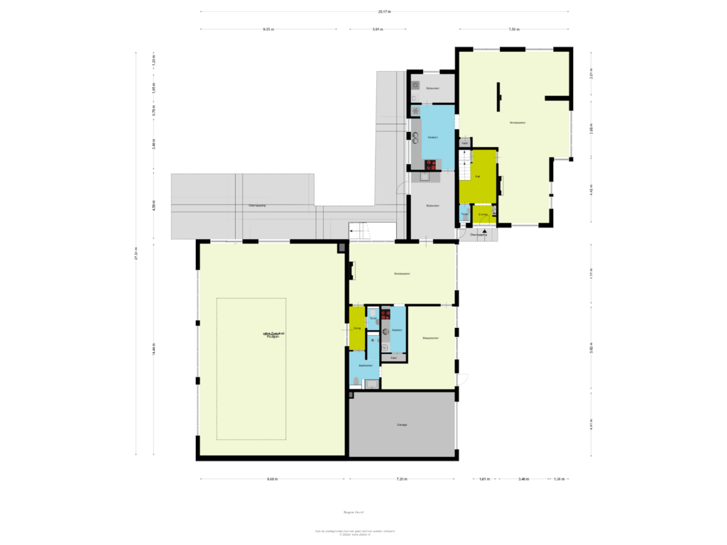 Bekijk plattegrond van Begane Grond van Oude Schandeloseweg 7