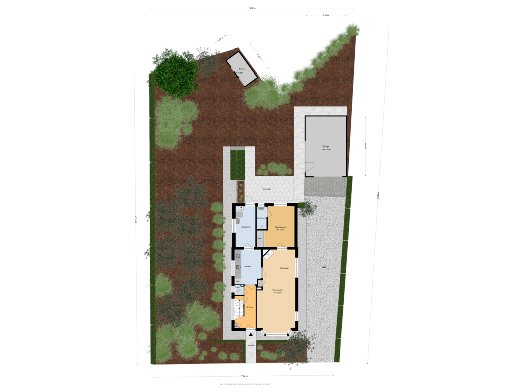 Bekijk plattegrond van Situatie van Julianastraat 8