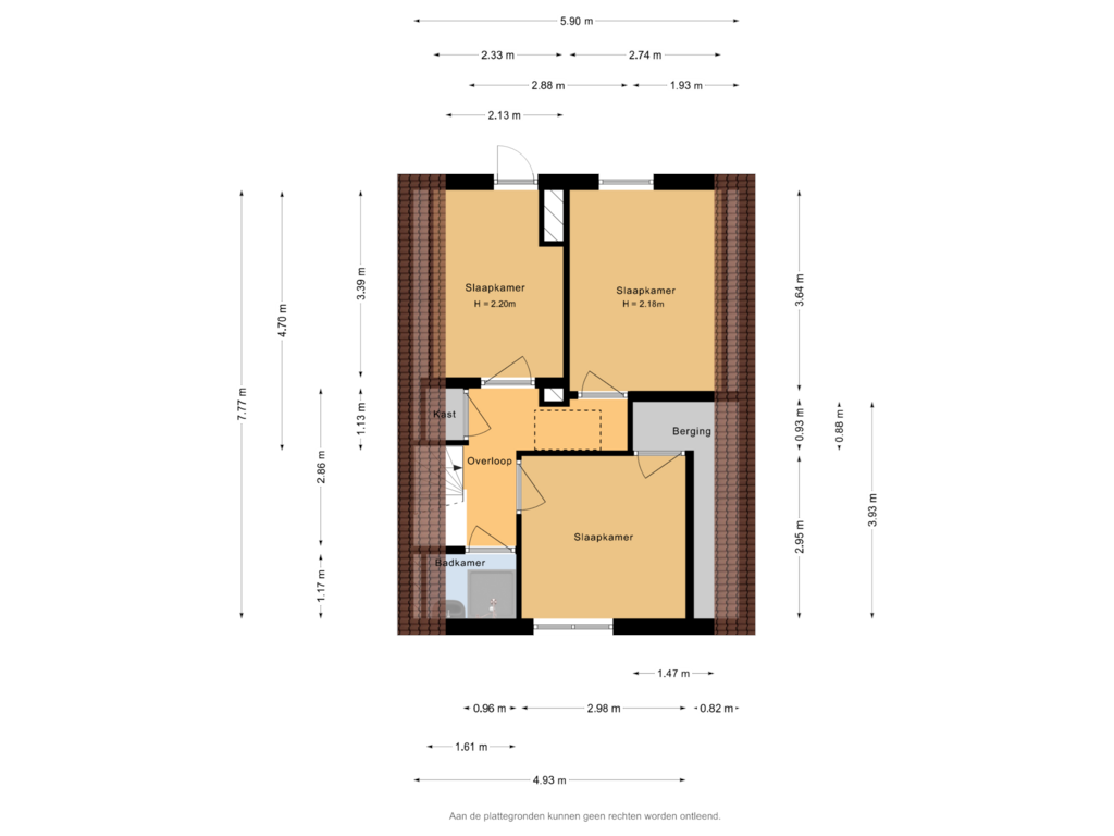 Bekijk plattegrond van 1e Verdieping van Julianastraat 8