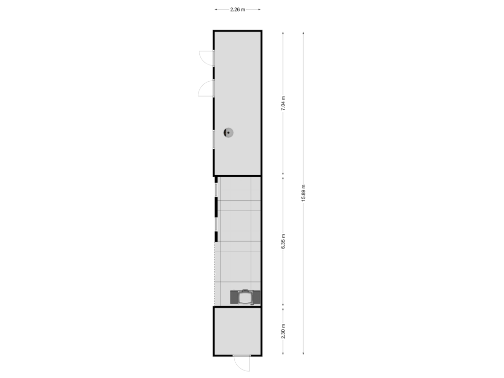 Bekijk plattegrond van Berging van Venneperweg 498