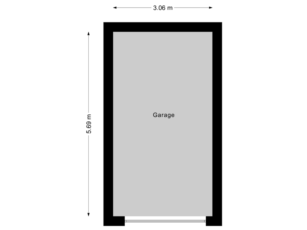 Bekijk plattegrond van Garage van Dr Wiardi Beckmanlaan 60