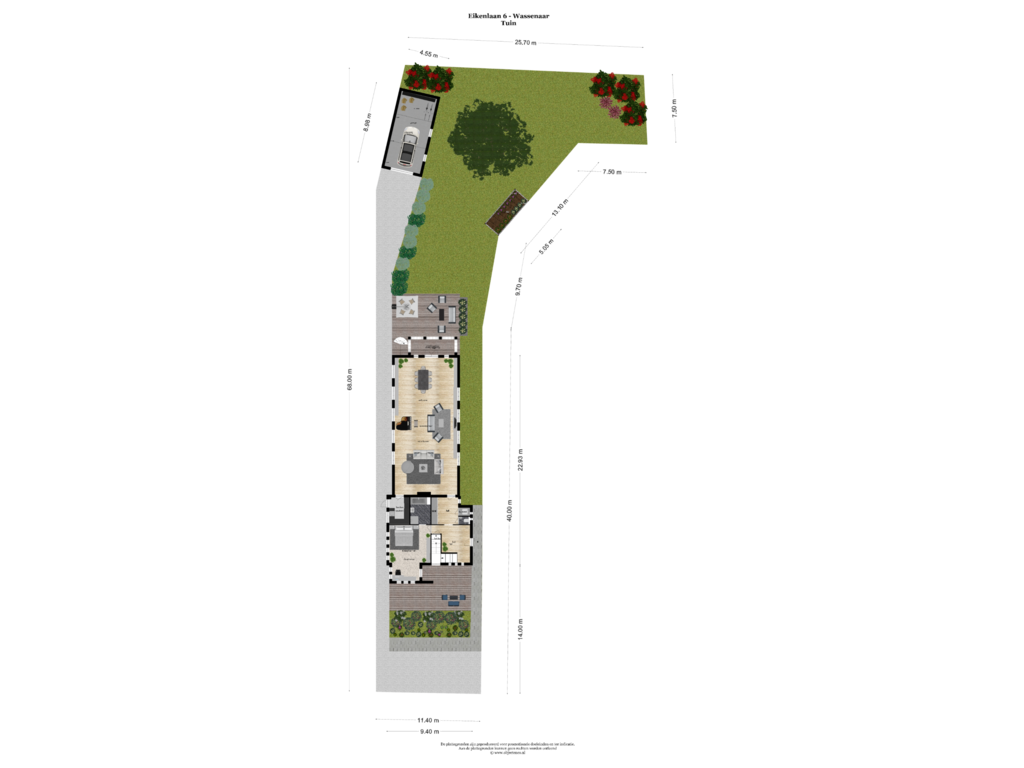 Bekijk plattegrond van TUIN van Eikenlaan 6