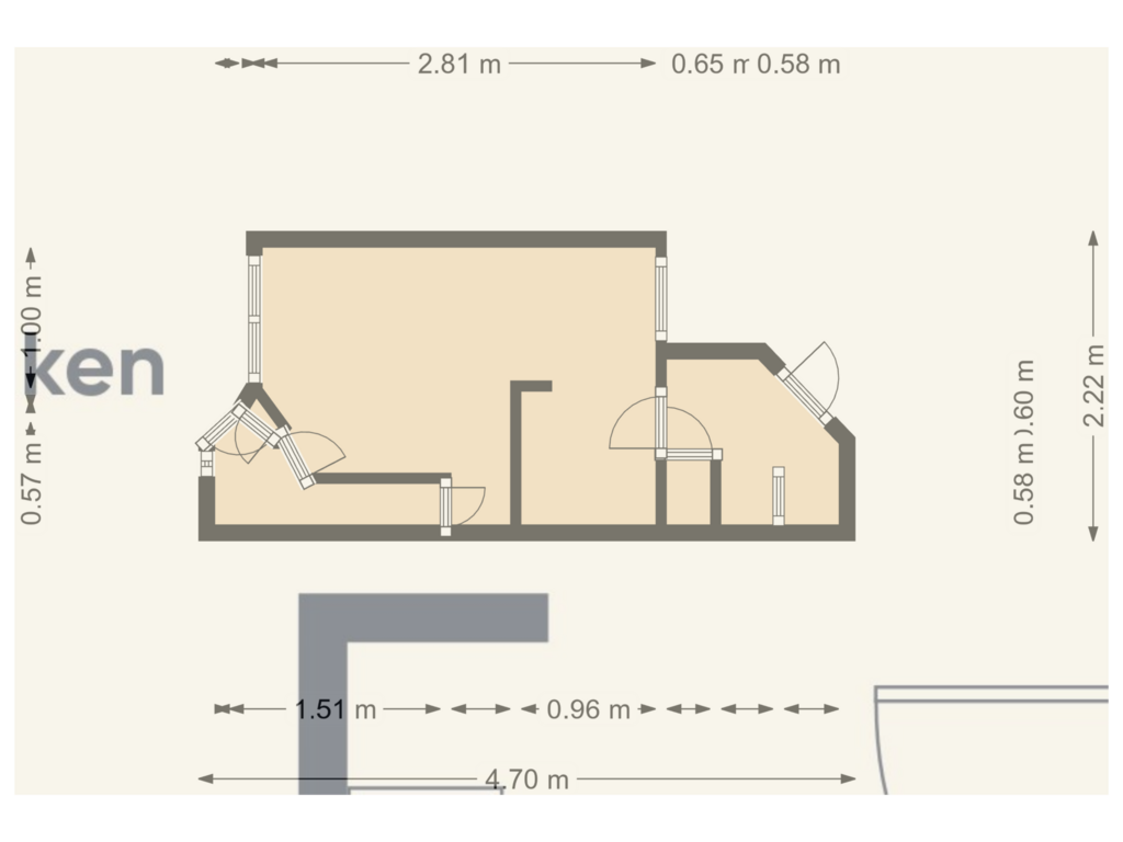 Bekijk plattegrond van First floor van Kamillestraat 35