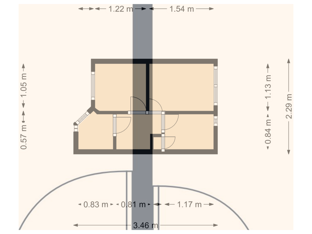 Bekijk plattegrond van Floor 1 van Kamillestraat 35