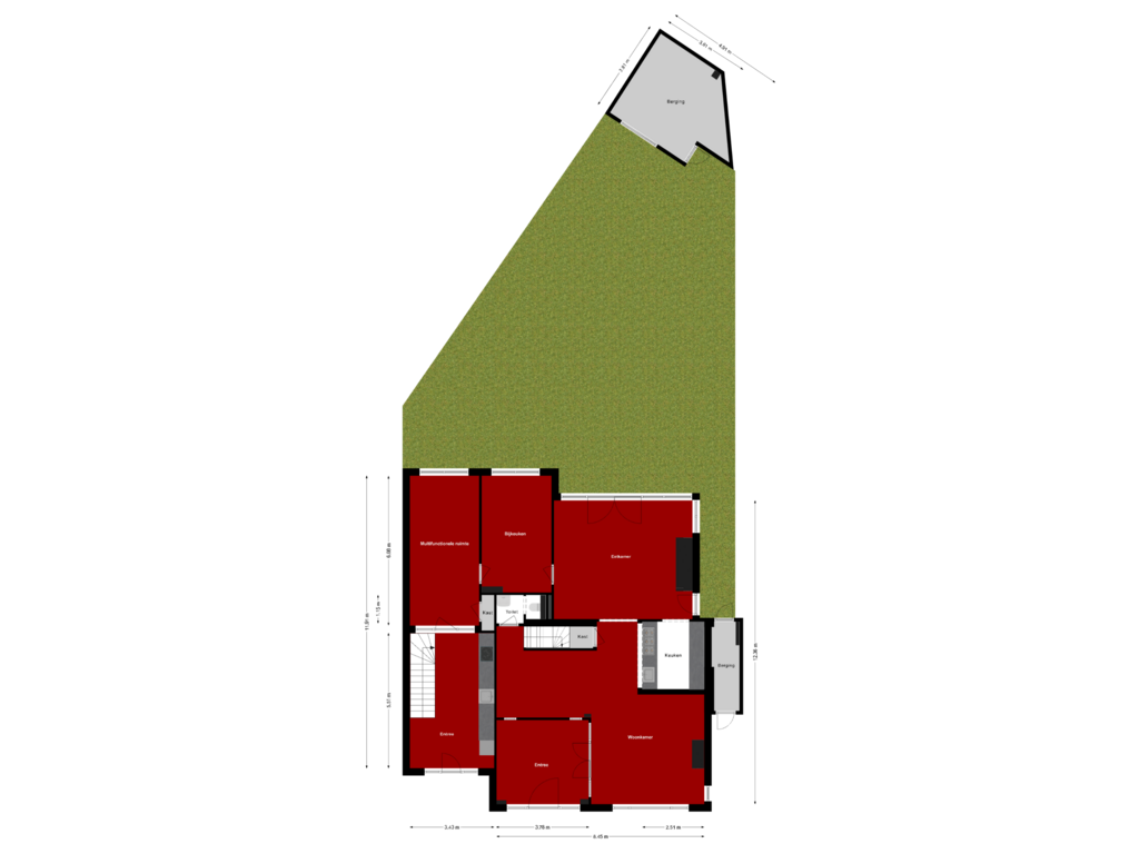 View floorplan of Situatie of Luikerweg 27