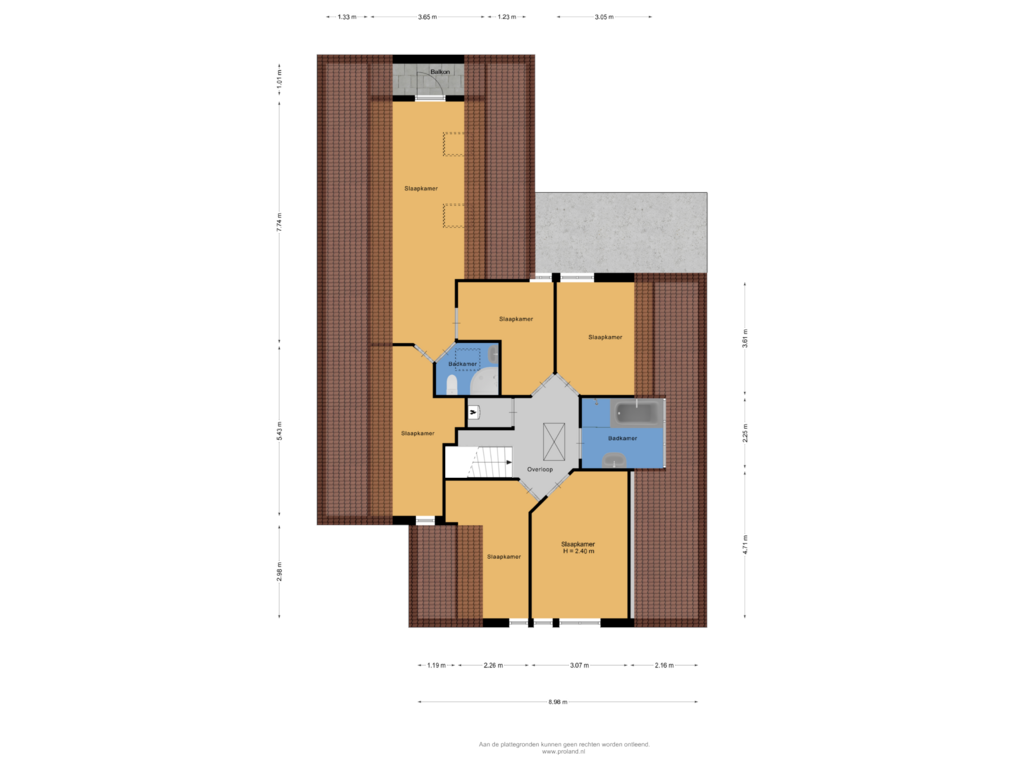 Bekijk plattegrond van 1e Verdieping van Patrijs 52