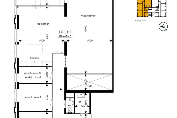 Bekijk foto 2 van Penthouse P1 (Bouwnr. 7)