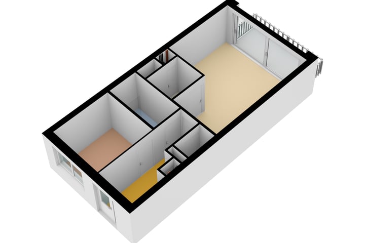 Bekijk foto 13 van De Nieuwe Defensie 3B - 2-Kamerappartement (Bouwnr. 463)