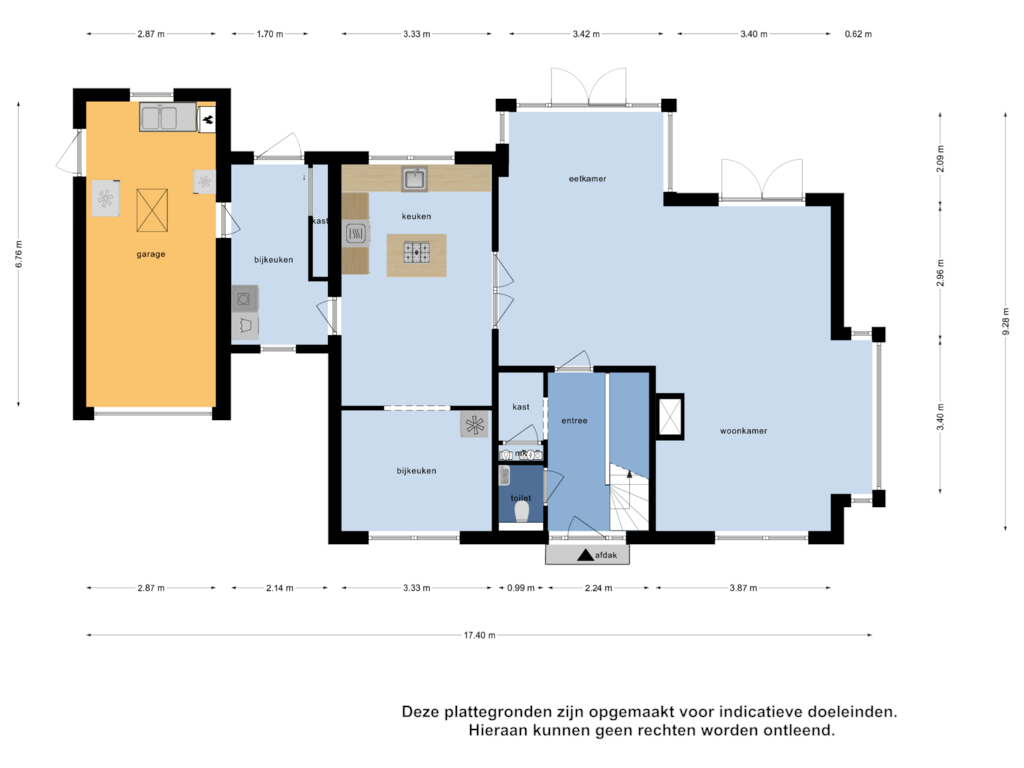 View floorplan of Begane Grond of Akkerlaan 24