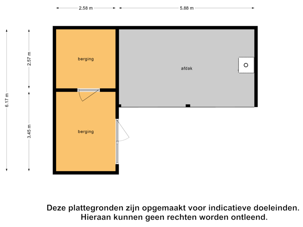 View floorplan of Berging of Akkerlaan 24