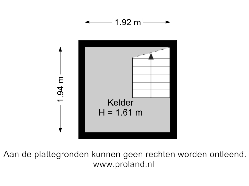 View floorplan of Kelder of Altenastreek 31