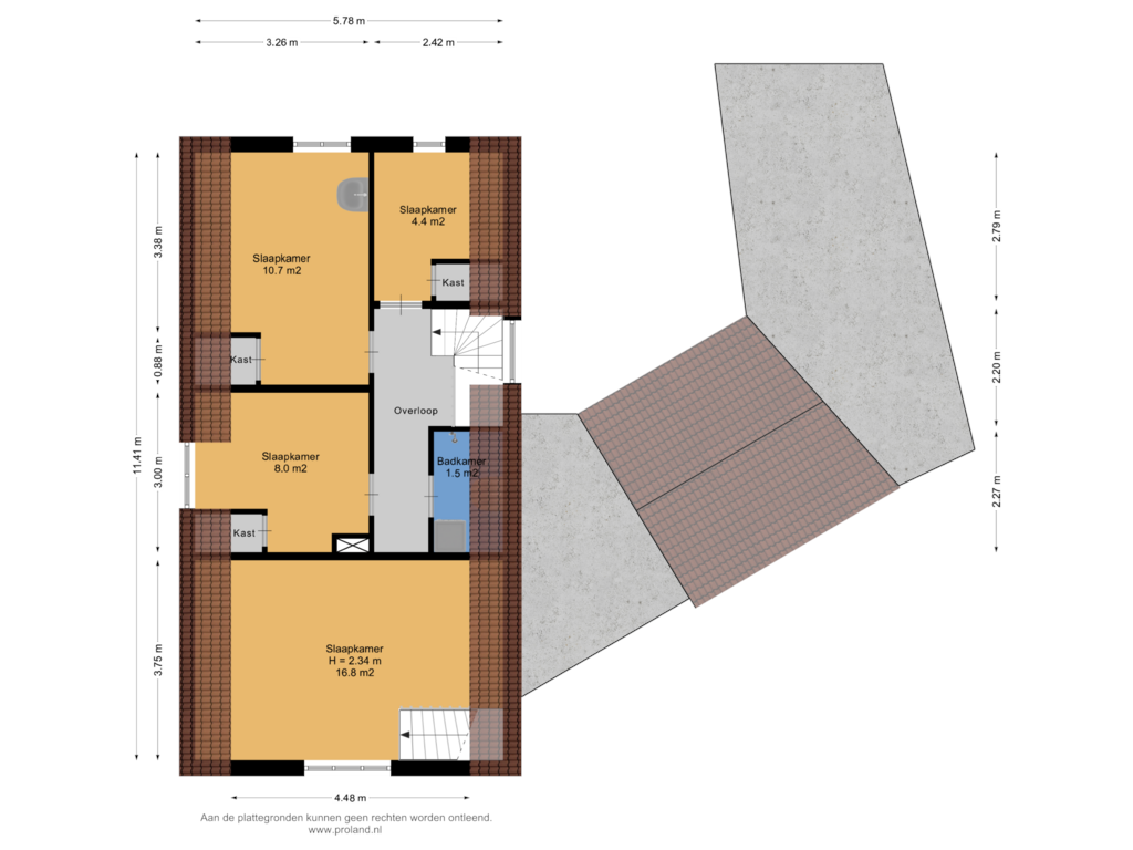 View floorplan of 1e Verdieping of Altenastreek 31