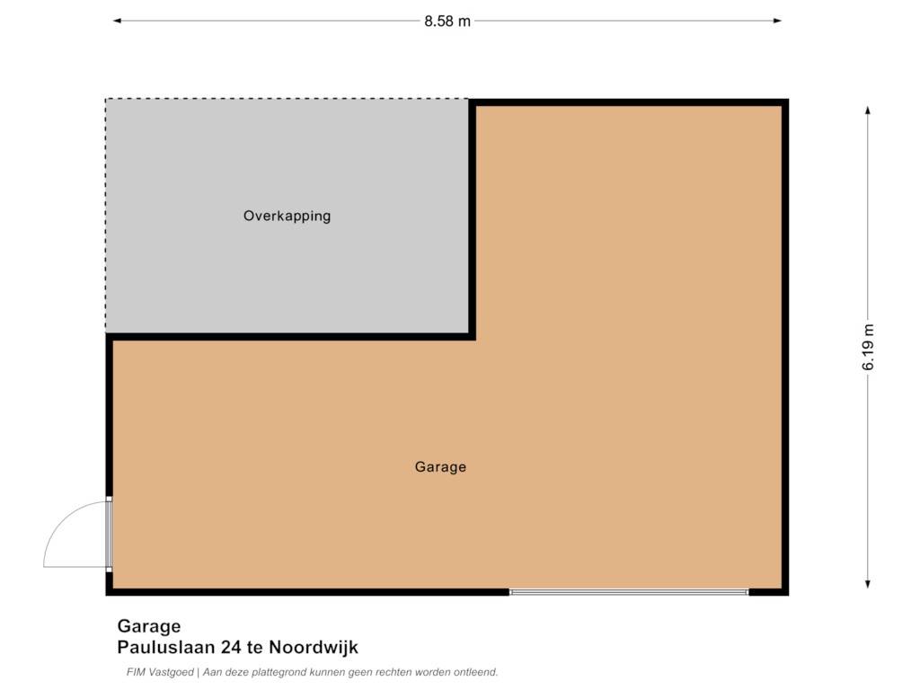 Bekijk plattegrond van Garage van Pauluslaan 24