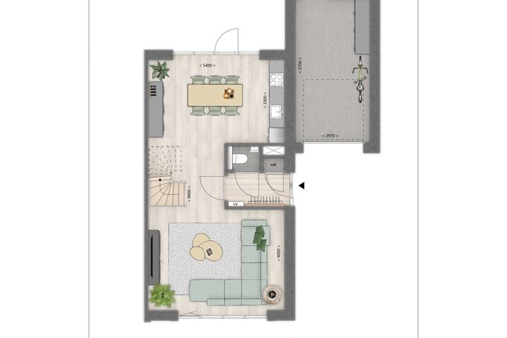 Bekijk foto 4 van Twee-onder-een-kapwoning Dwarskap (Bouwnr. 2)