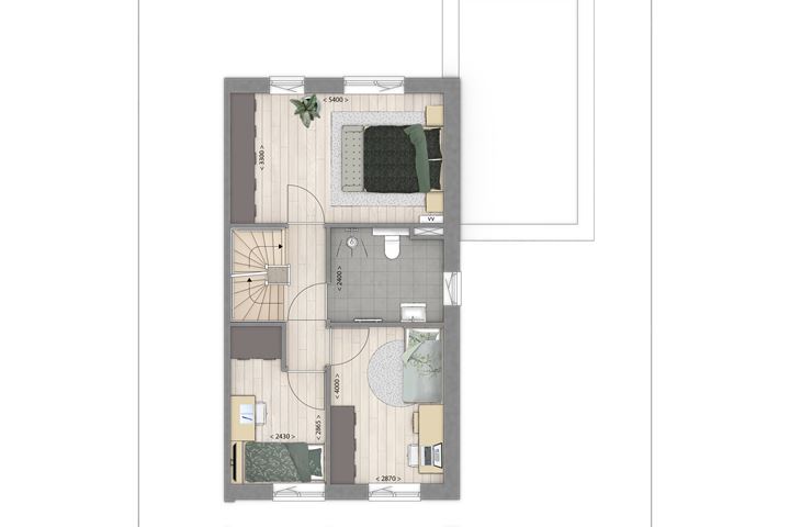 Bekijk foto 5 van Twee-onder-een-kapwoning Dwarskap (Bouwnr. 2)