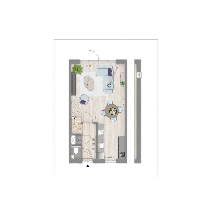 Foto 5 van Rijwoning L hoek (Bouwnr. 36)