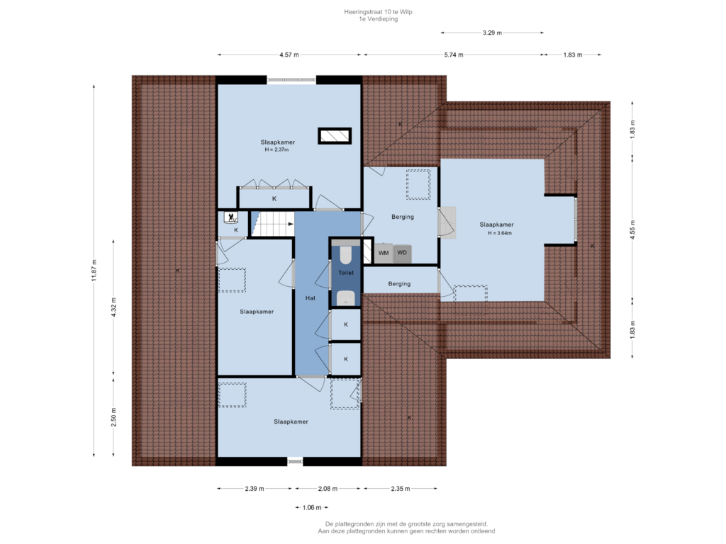 Bekijk plattegrond van 1e verdieping van Heeringstraat 10