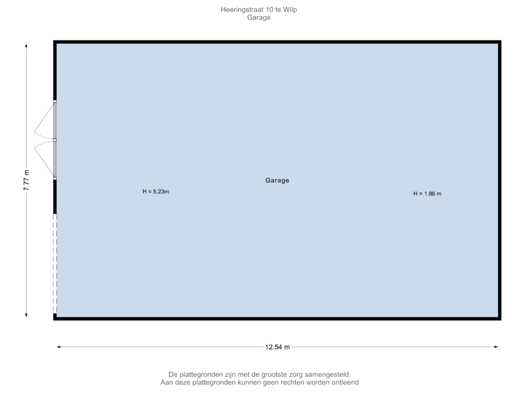 Bekijk plattegrond van Garage van Heeringstraat 10