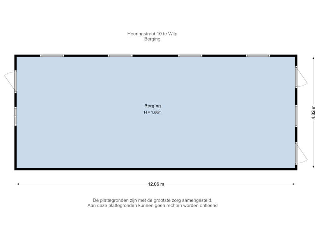 Bekijk plattegrond van Berging van Heeringstraat 10