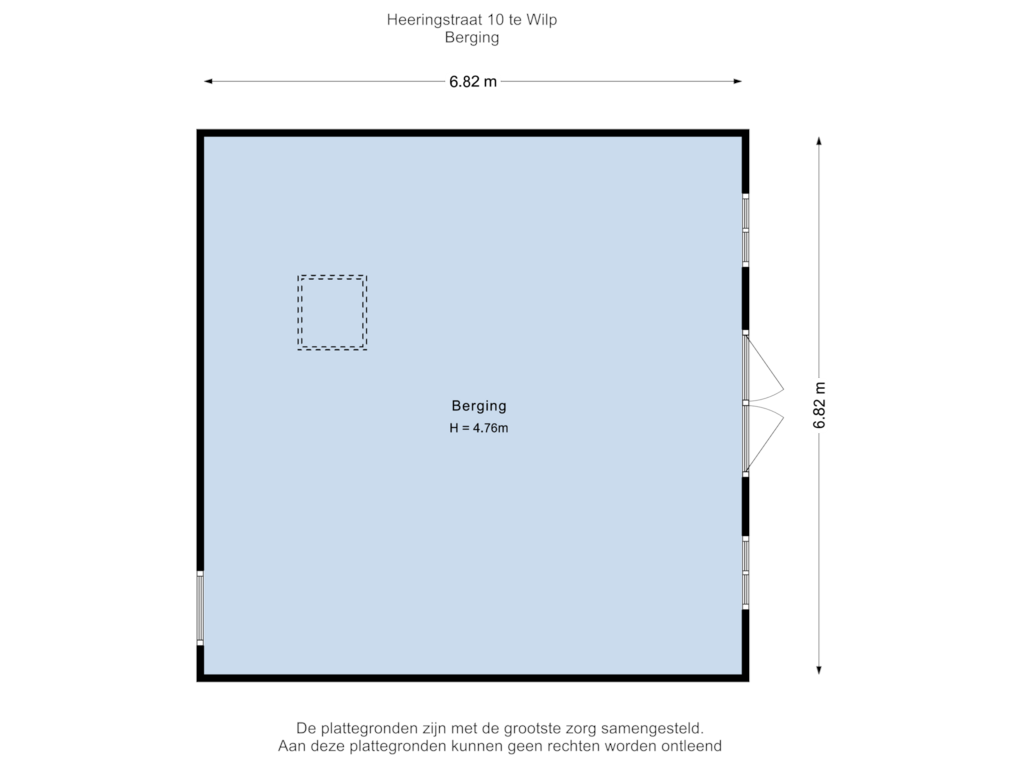 Bekijk plattegrond van Berging van Heeringstraat 10