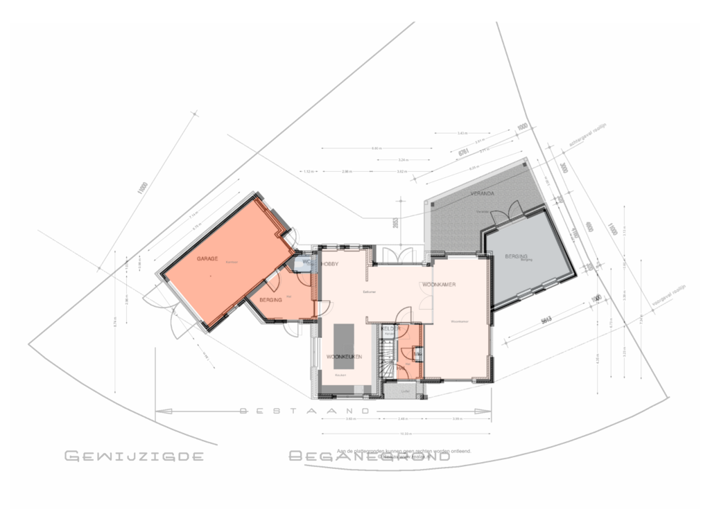 Bekijk plattegrond van Begane grond van Veluwestraat 87