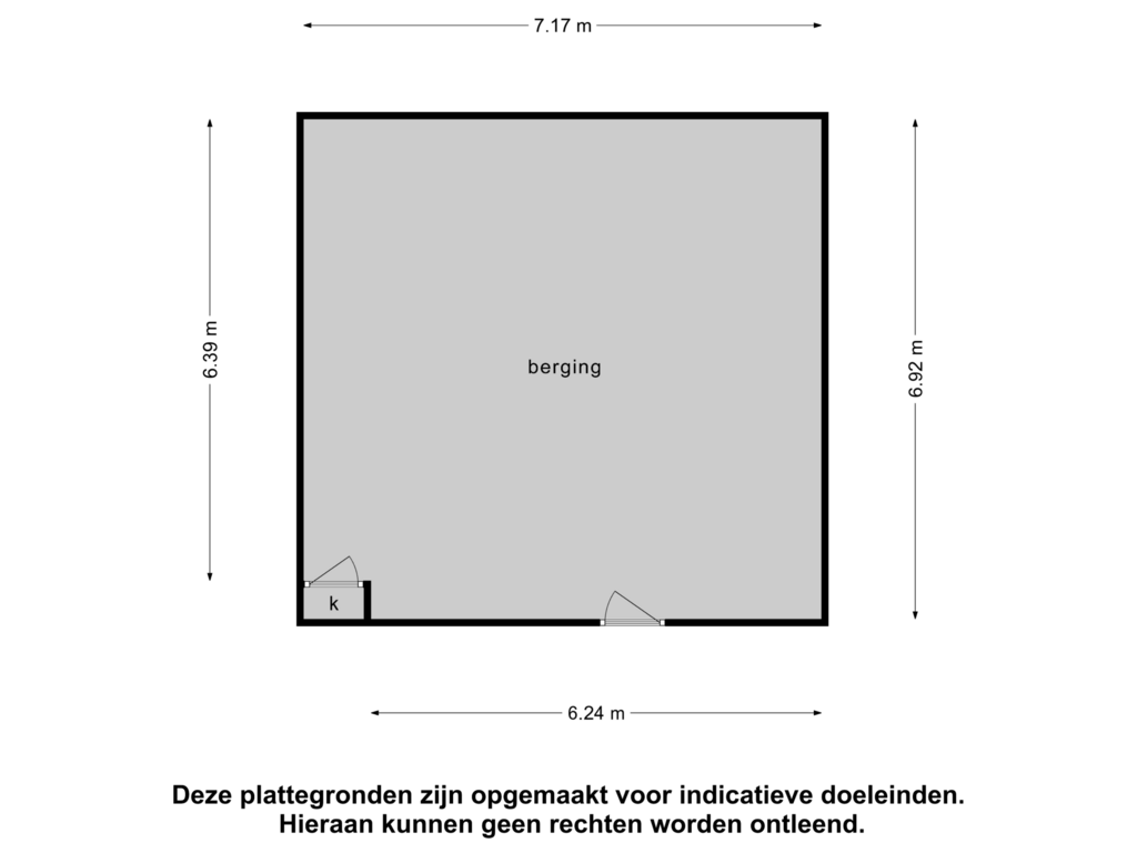 Bekijk plattegrond van Berging van Dam 15