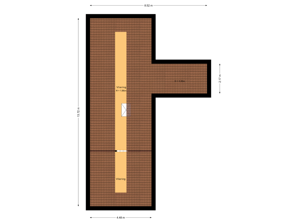 Bekijk plattegrond van Vliering van Spinozaweg 3