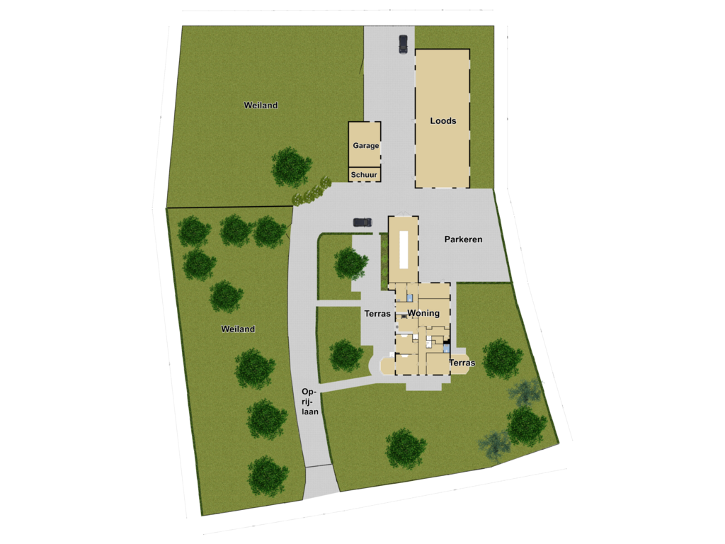 Bekijk plattegrond van Tuinindeling van Welysestraat 5