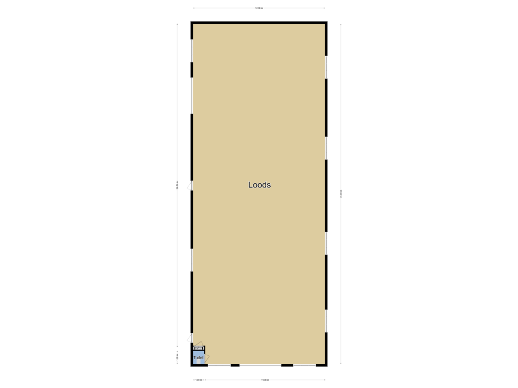 Bekijk plattegrond van Loods van Welysestraat 5