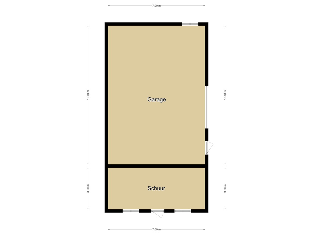 Bekijk plattegrond van Garage van Welysestraat 5