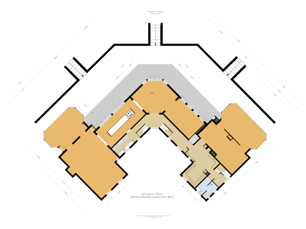 Bekijk plattegrond van Begane grond van Meentweg 6