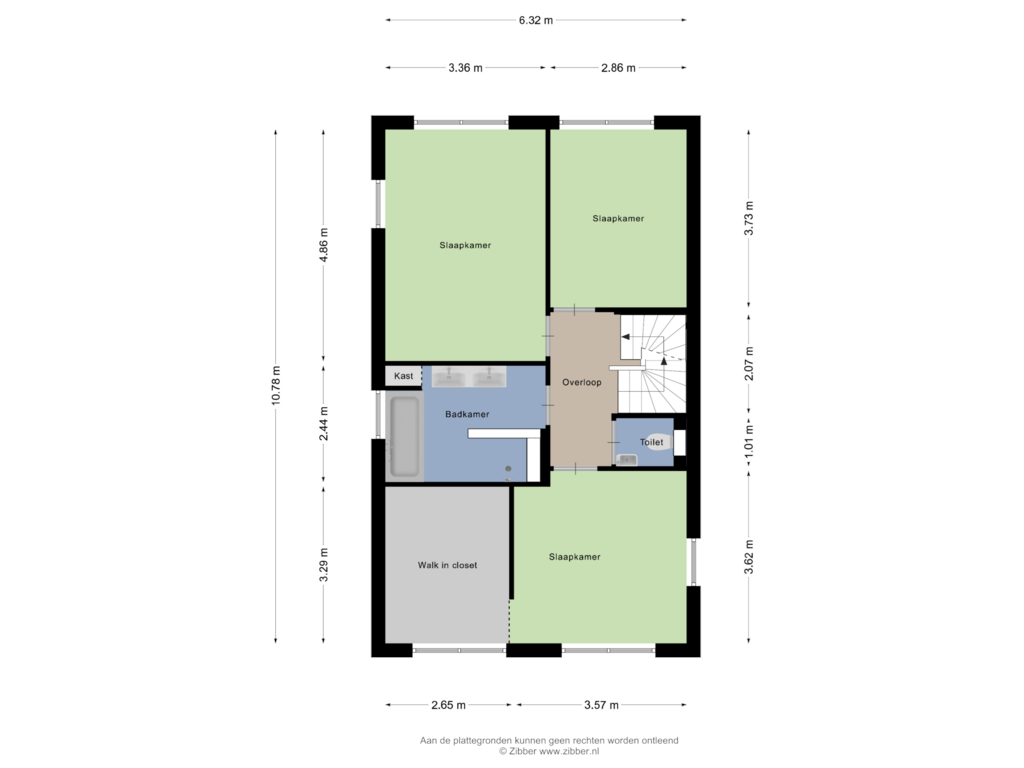 View floorplan of Eerste Verdieping of Cyprus 13