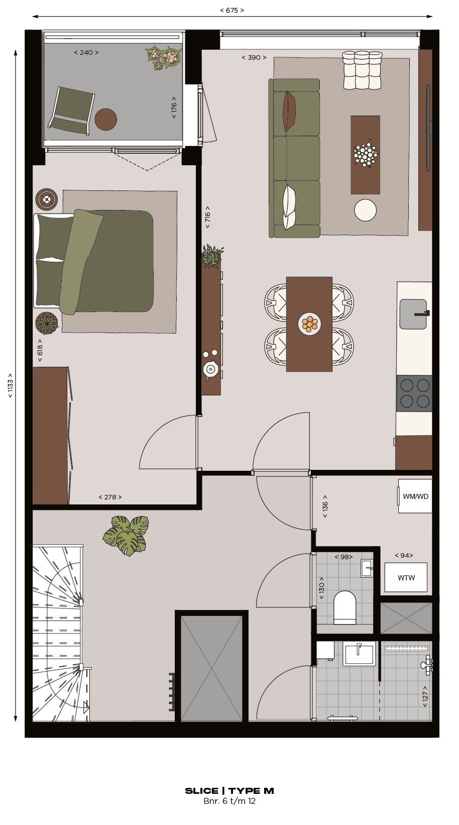 Foto 3 van Appartement type M (Bouwnr. 177)