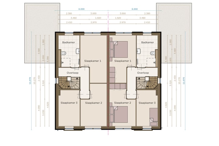 Bekijk foto 7 van Twee onder een kap woning (Bouwnr. 5)