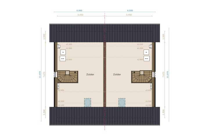 Bekijk foto 8 van Twee onder een kap woning (Bouwnr. 5)