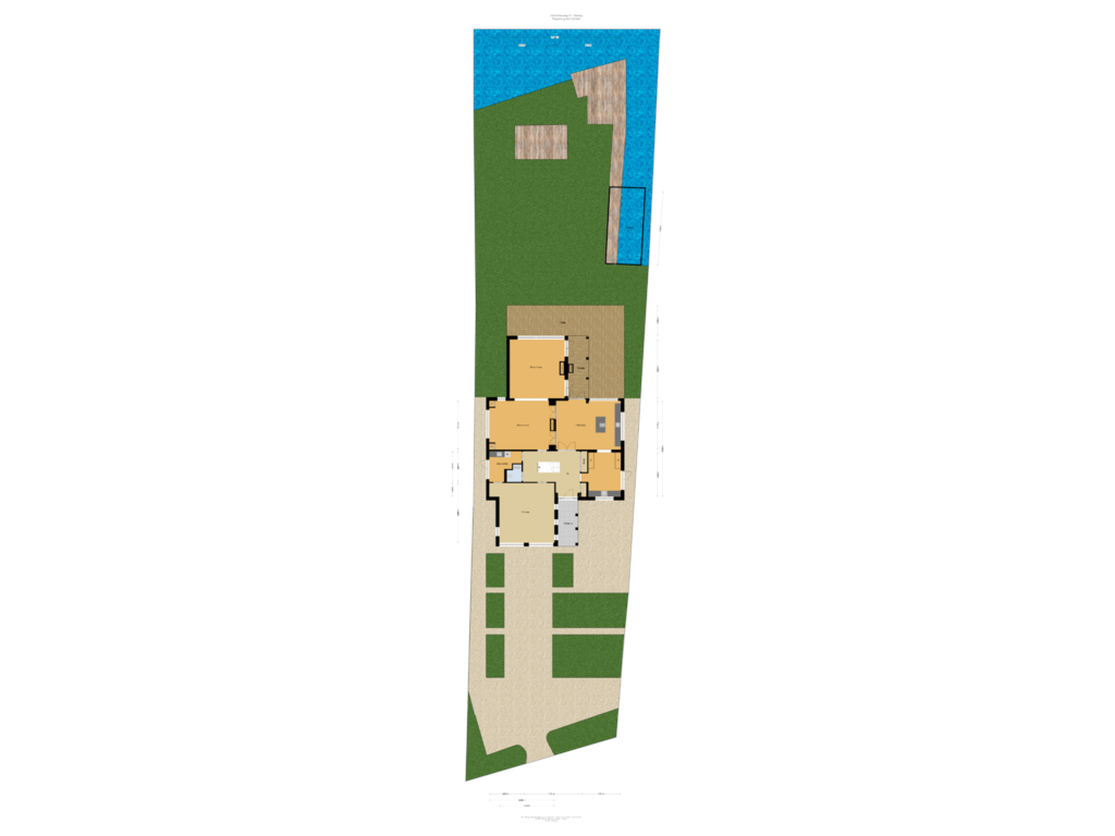 View floorplan of Begane grond situatie of Utrechtseweg 51