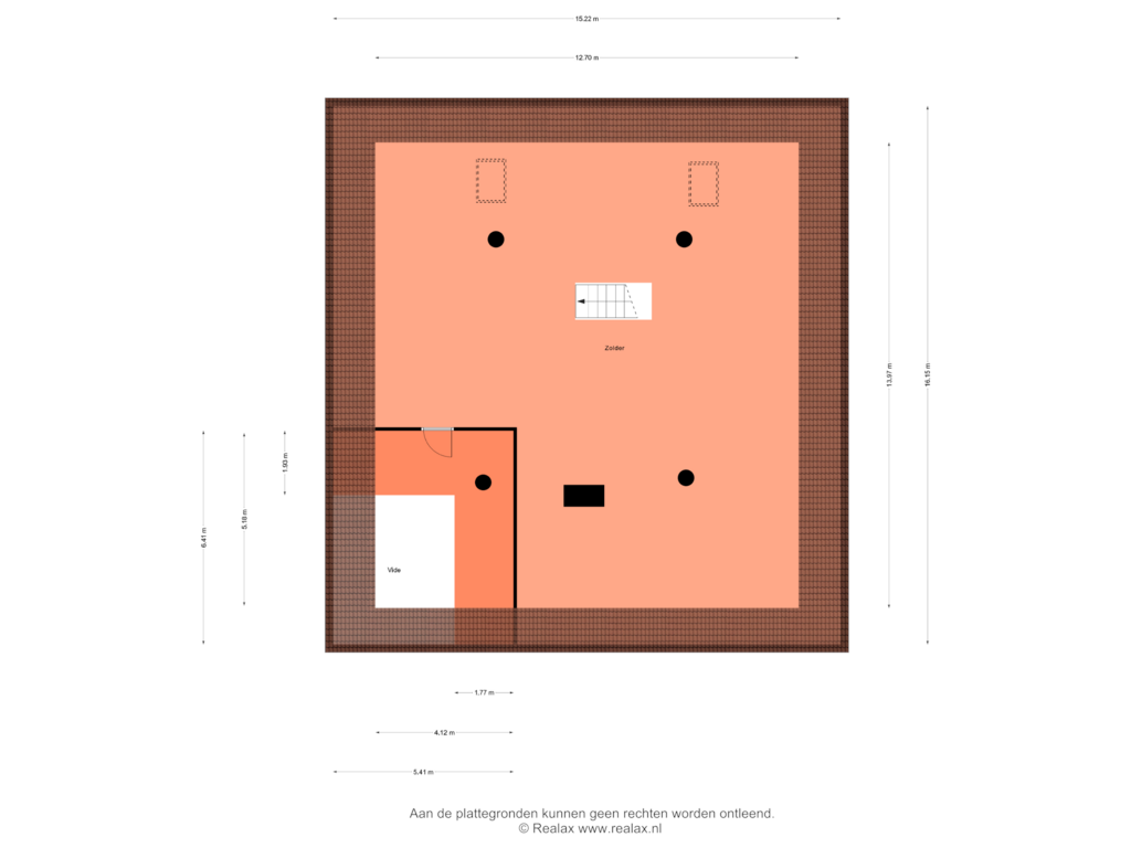 Bekijk plattegrond van Verdieping van Oostdijk 37