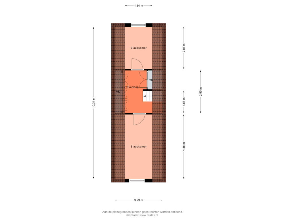 Bekijk plattegrond van Gastenverblijf Verdieping van Oostdijk 37