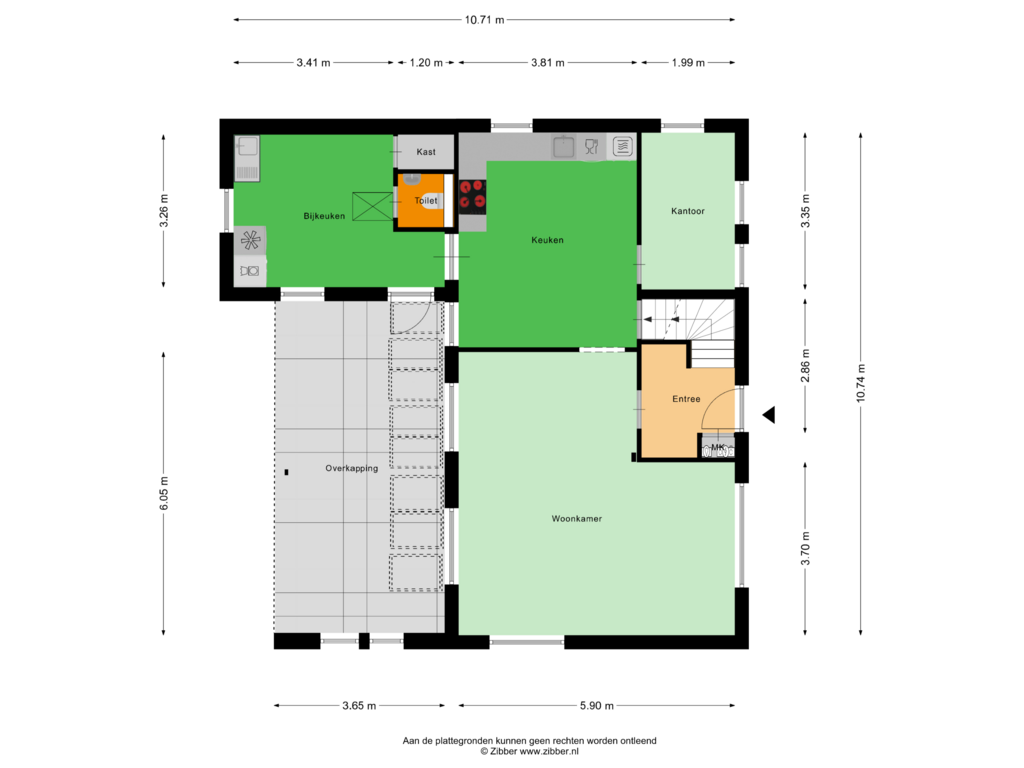 Bekijk plattegrond van Begane Grond van Boskantseweg 81