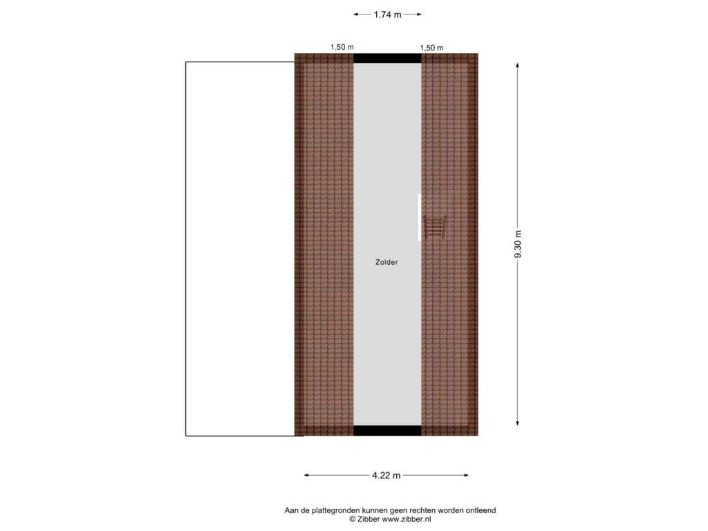 Bekijk plattegrond van Zolder van Boskantseweg 81