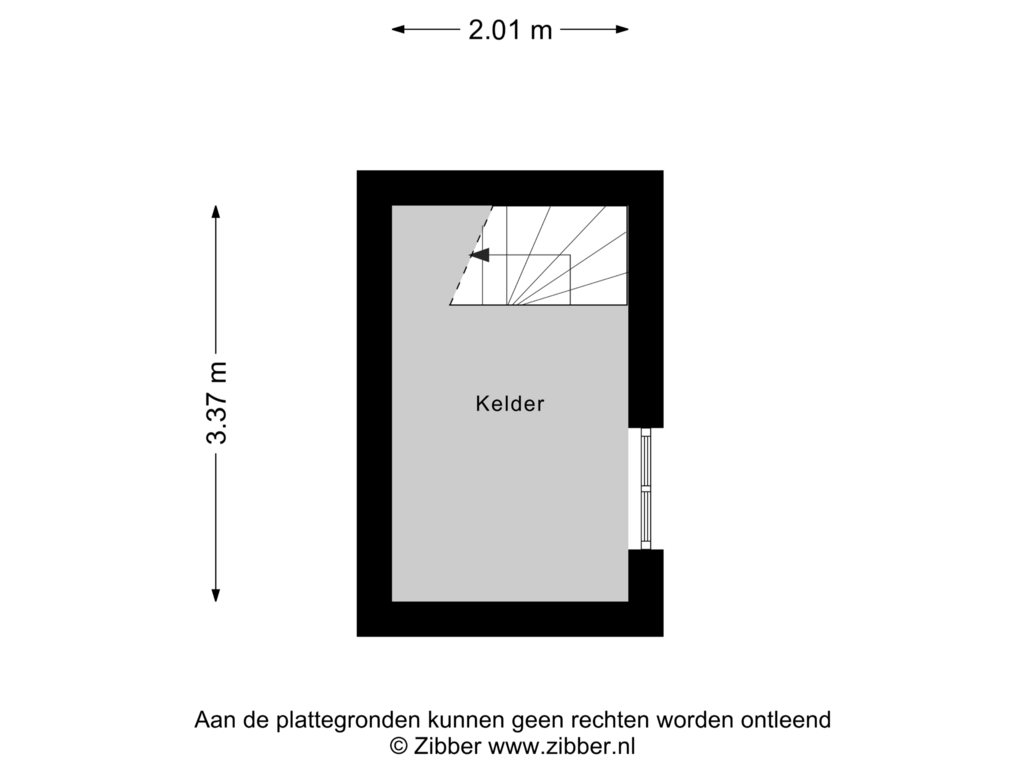 Bekijk plattegrond van Kelder van Boskantseweg 81