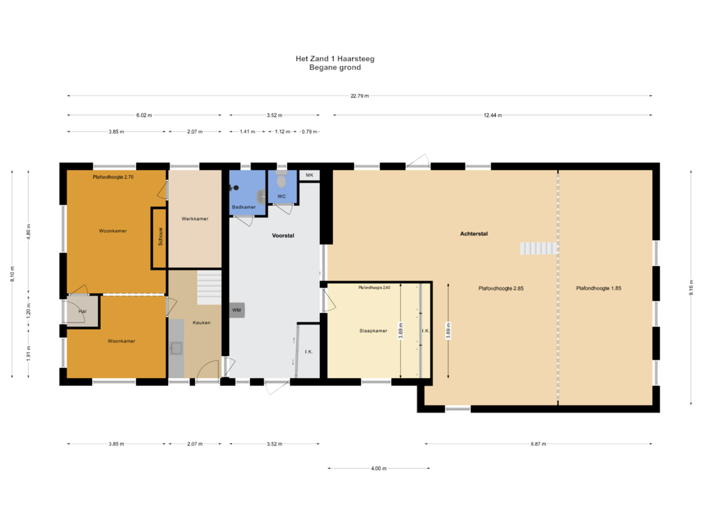 View floorplan of Begane Grond of Het Zand 1