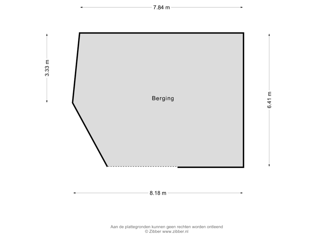 Bekijk plattegrond van Berging van Gelkenes 47-B