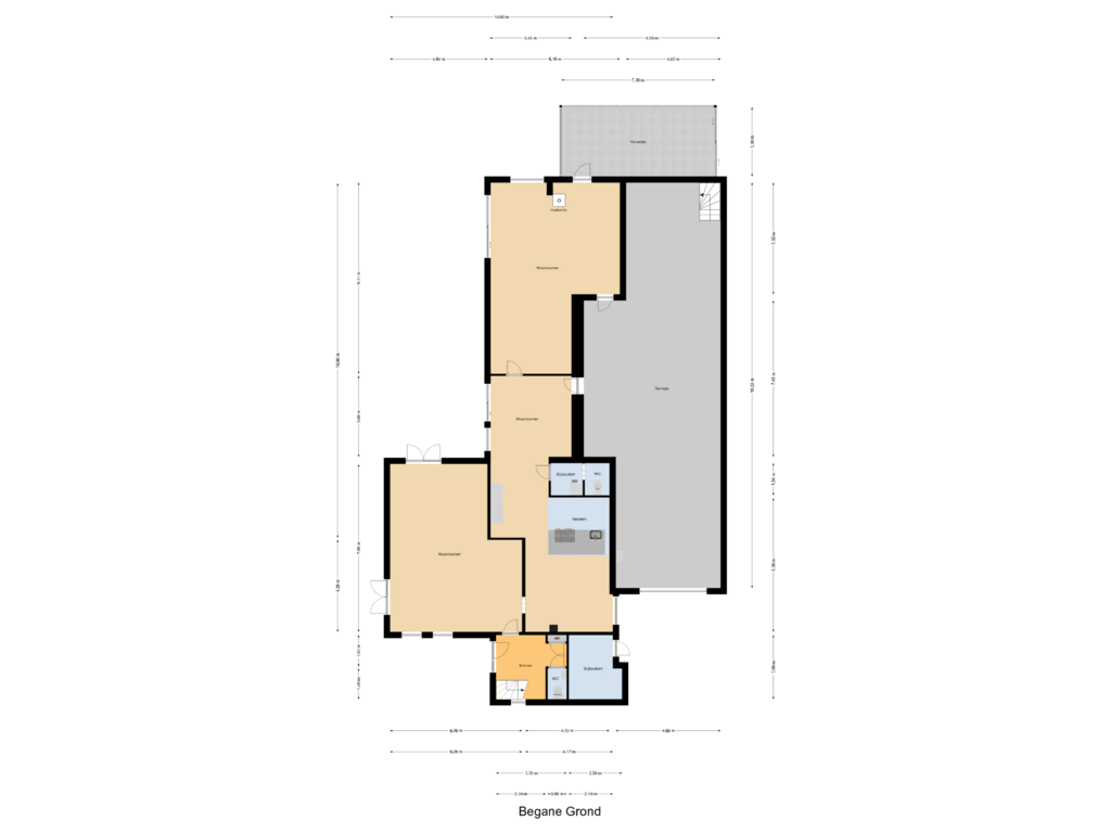 Bekijk plattegrond van Begane Grond van Beerten 15