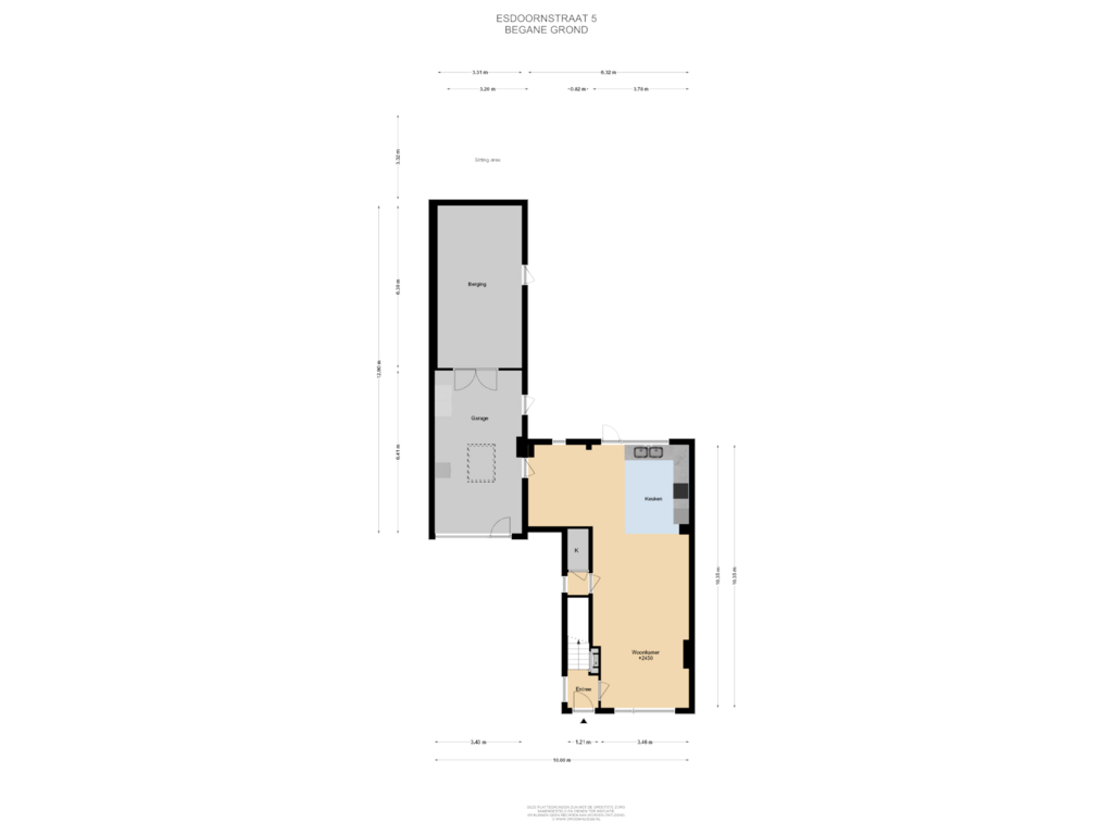 Bekijk plattegrond van Begane Grond van Esdoornstraat 5