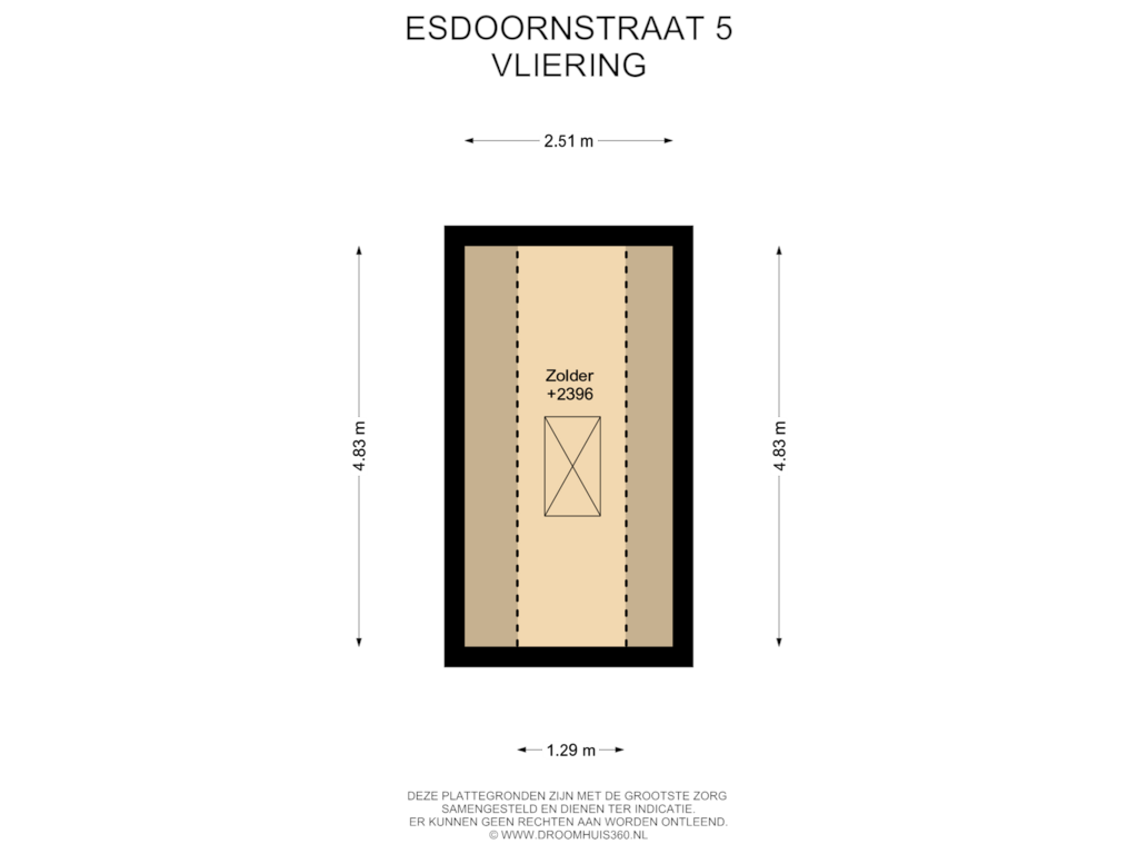 Bekijk plattegrond van Vliering van Esdoornstraat 5