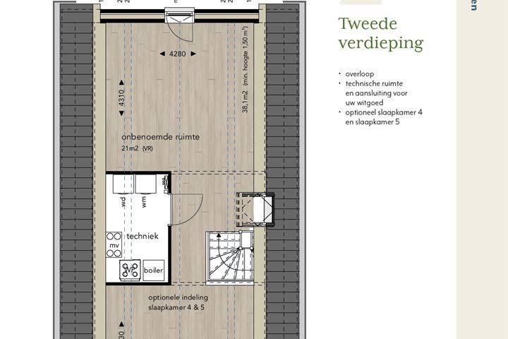 Bekijk foto 5 van Burgemeester Overdorpstraat (Bouwnr. 133)