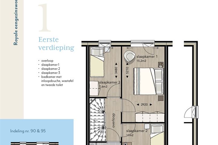 Bekijk foto 3 van Burgemeester Overdorpstraat (Bouwnr. 89)